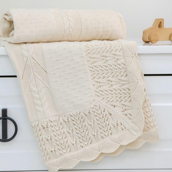Other - Baby Blanket  100% Organic cotton & Merino wool